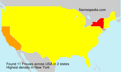 Surname Frouws in USA Surname Frouws in USA