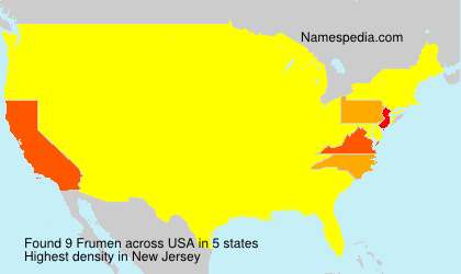 Surname Frumen in USA Surname Frumen in USA