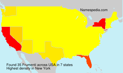 Surname Frumenti in USA Surname Frumenti in USA