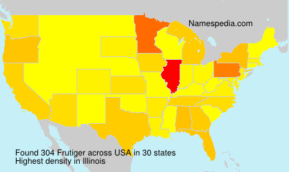 Surname Frutiger in USA Surname Frutiger in USA