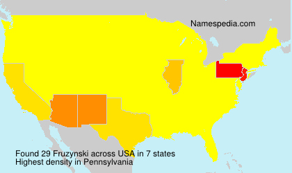 Surname Fruzynski in USA Surname Fruzynski in USA