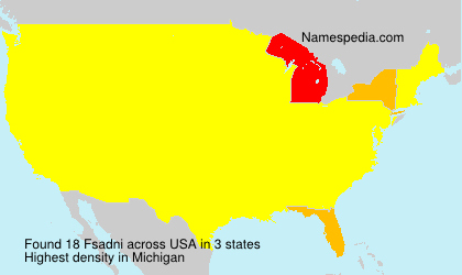 Surname Fsadni in USA
