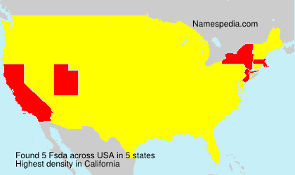 Surname Fsda in USA Surname Fsda in USA