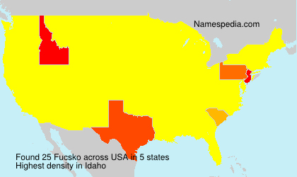 Surname Fucsko in USA Surname Fucsko in USA