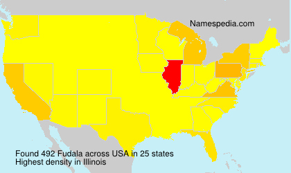 Surname Fudala in USA Surname Fudala in USA