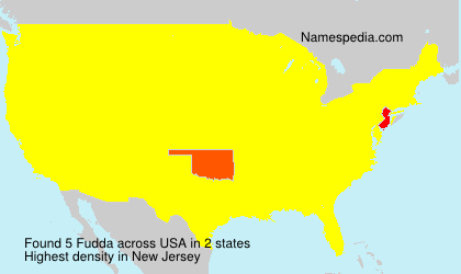 Surname Fudda in USA Surname Fudda in USA