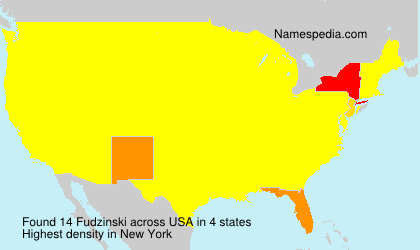 Surname Fudzinski in USA Surname Fudzinski in USA