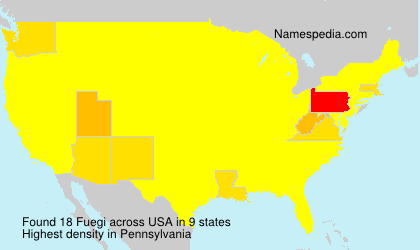 Surname Fuegi in USA Surname Fuegi in USA