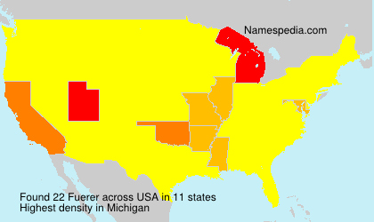 Surname Fuerer in USA Surname Fuerer in USA
