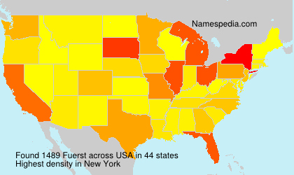 Surname Fuerst in USA Surname Fuerst in USA