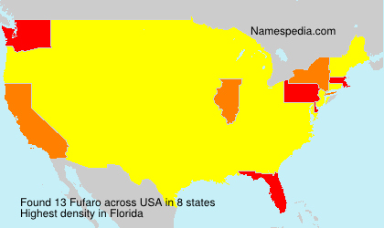 Surname Fufaro in USA Surname Fufaro in USA