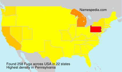 Surname Fuga in USA Surname Fuga in USA