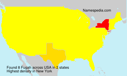 Surname Fugah in USA Surname Fugah in USA