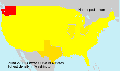 Surname Fuik in USA Surname Fuik in USA