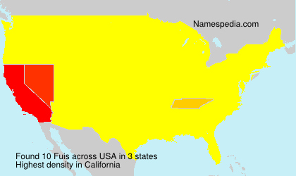 Surname Fuis in USA Surname Fuis in USA