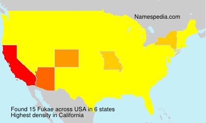 Surname Fukae in USA Surname Fukae in USA