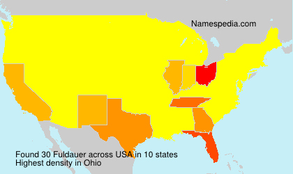 Surname Fuldauer in USA Surname Fuldauer in USA