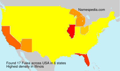 Surname Fulea in USA Surname Fulea in USA