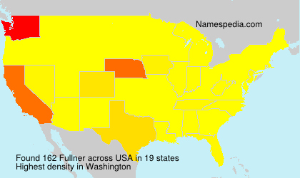Surname Fullner in USA Surname Fullner in USA