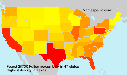 Surname Fulton in USA Surname Fulton in USA
