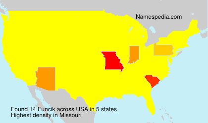 Surname Funcik in USA Surname Funcik in USA