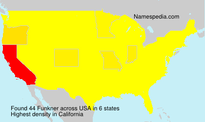 Surname Funkner in USA Surname Funkner in USA