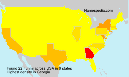 Surname Funmi in USA Surname Funmi in USA