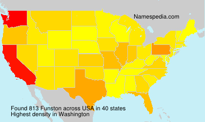 Surname Funston in USA Surname Funston in USA