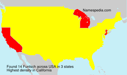 Surname Funtsch in USA Surname Funtsch in USA