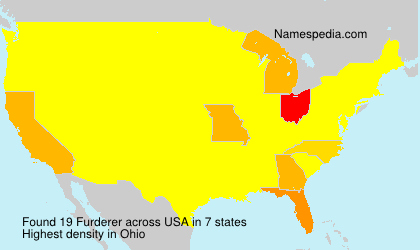 Surname Furderer in USA Surname Furderer in USA