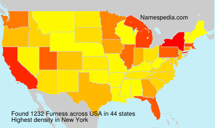 Surname Furness in USA Surname Furness in USA