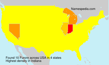 Surname Furore in USA Surname Furore in USA
