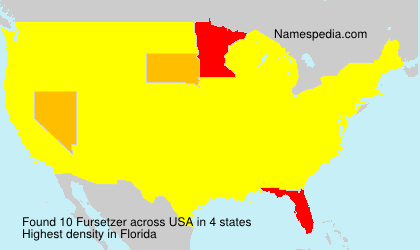 Surname Fursetzer in USA Surname Fursetzer in USA