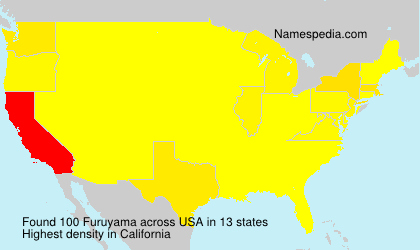 Surname Furuyama in USA Surname Furuyama in USA