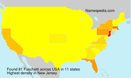 Surname Fuschetti in USA Surname Fuschetti in USA