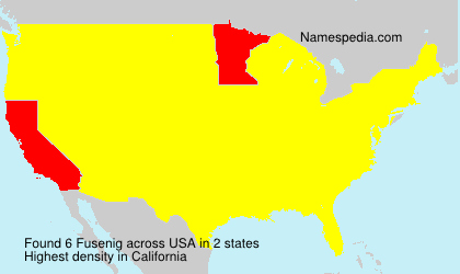 Surname Fusenig in USA Surname Fusenig in USA