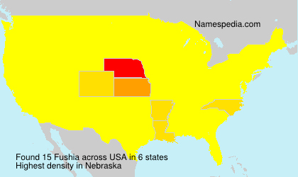 Surname Fushia in USA Surname Fushia in USA