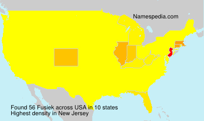 Surname Fusiek in USA Surname Fusiek in USA