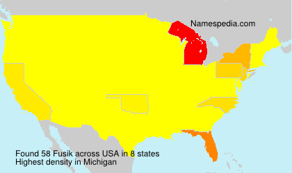 Surname Fusik in USA Surname Fusik in USA