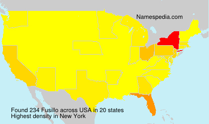 Surname Fusillo in USA Surname Fusillo in USA