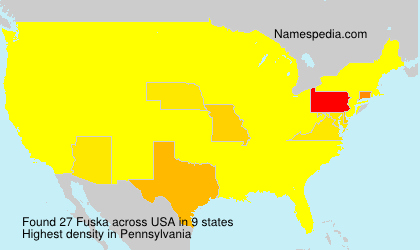 Surname Fuska in USA Surname Fuska in USA