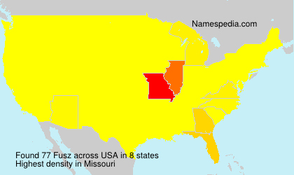Surname Fusz in USA Surname Fusz in USA