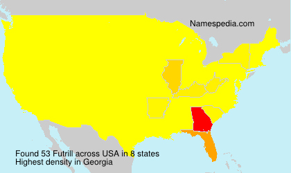 Surname Futrill in USA Surname Futrill in USA