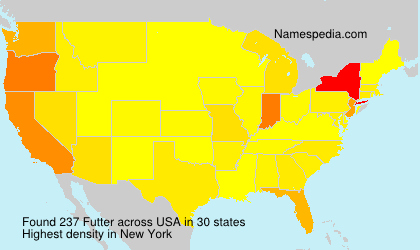 Surname Futter in USA Surname Futter in USA