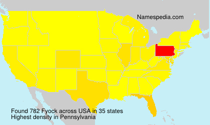 Surname Fyock in USA Surname Fyock in USA
