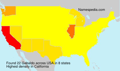 Surname Gabaldo in USA Surname Gabaldo in USA