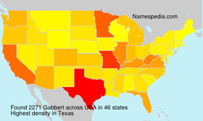 Surname Gabbert in USA Surname Gabbert in USA