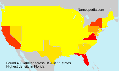 Surname Gabeler in USA Surname Gabeler in USA