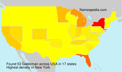 Surname Gableman in USA Surname Gableman in USA