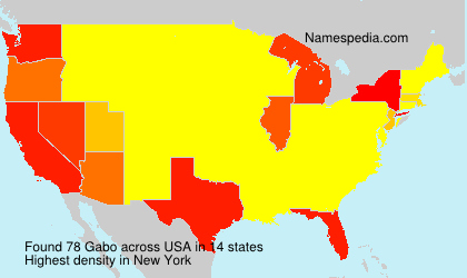 Surname Gabo in USA Surname Gabo in USA